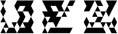 random geometric shapes